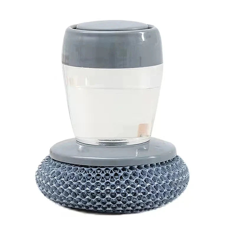 2 in 1 Liquid Soap Dispensing Palm Brush