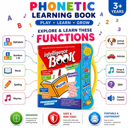 SmartFun Interactive Learning Book for Kids